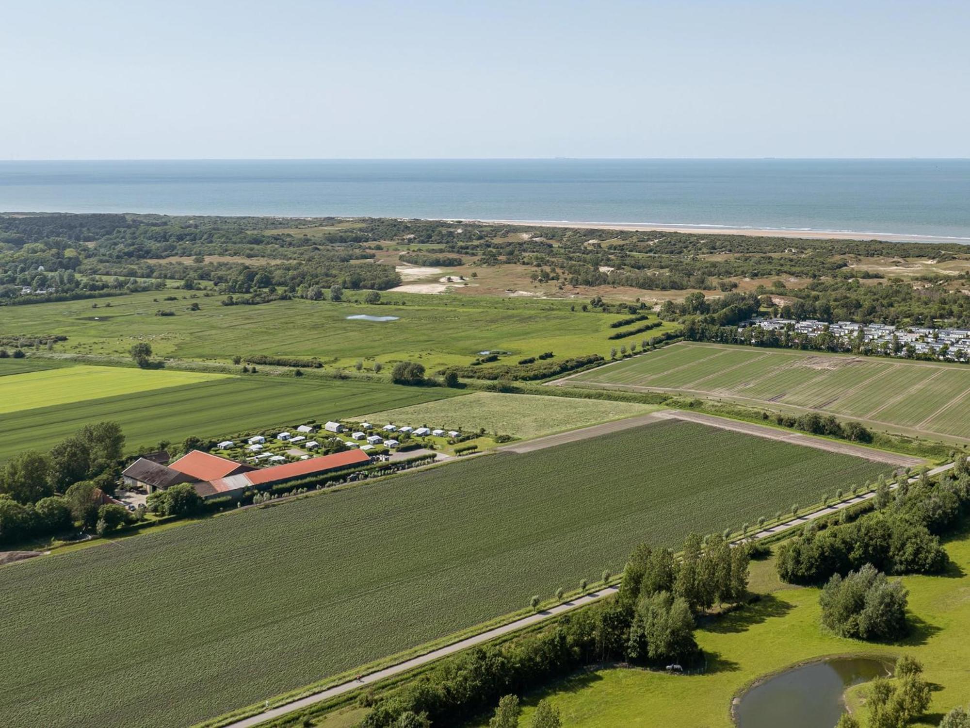 Studio In A Mini-Campsite Near Beach Villa Vrouwenpolder Eksteriør bilde