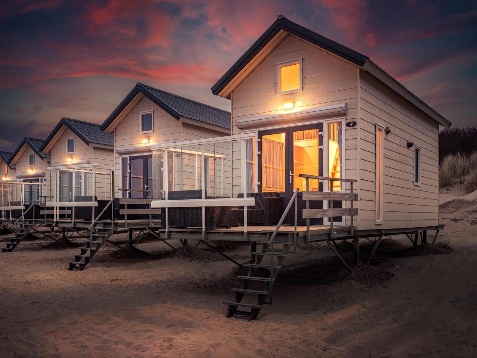 Studio In A Mini-Campsite Near Beach Villa Vrouwenpolder Eksteriør bilde